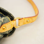 Louis Vuitton Handbag Monogram Denim Mini Pleaty Raye Blue — view 7