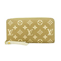 Louis Vuitton Wallet Monogram Empreinte Bicolor Zippy Khaki Beige