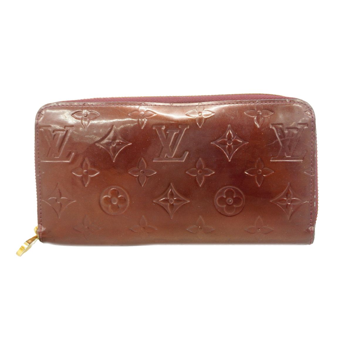 Louis Vuitton Wallet Vernis Zippy Rouge Fauvist