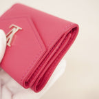Louis Vuitton Trifold Wallet Taurillon Portefeuille Lock Mini Rose Miami — view 7