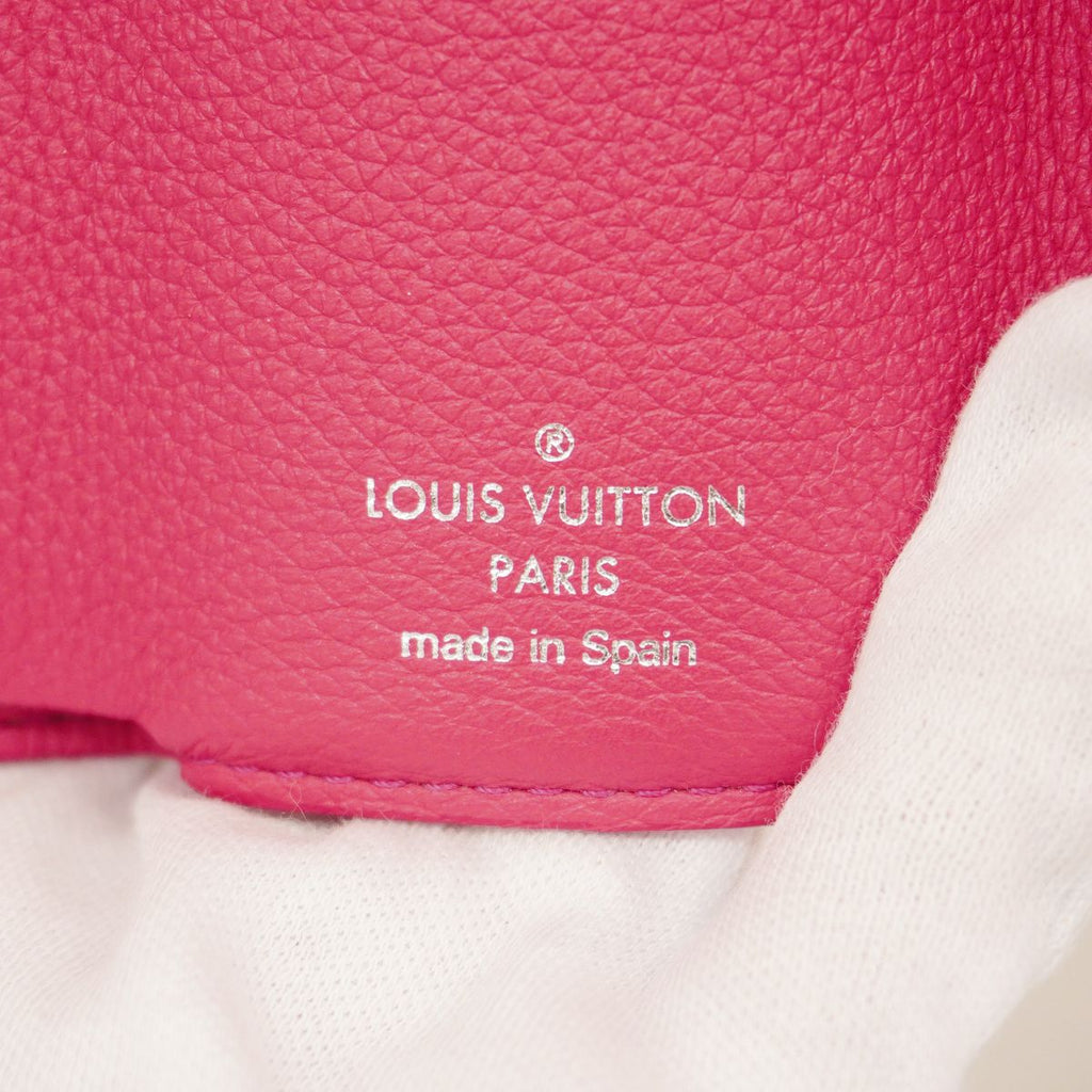 Louis Vuitton Trifold Wallet Taurillon Portefeuille Lock Mini Rose Miami — view 5