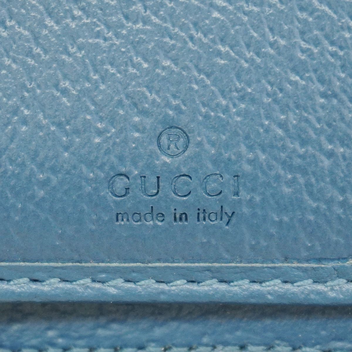 Gucci Wallet GG Supreme Blue Black Silver — view 4