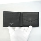 Louis Vuitton Wallet Monogram Eclipse Portefeuille Marco NM Black — view 4