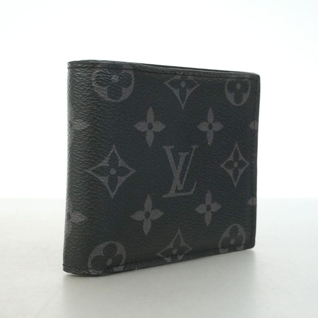 Louis Vuitton Wallet Monogram Eclipse Portefeuille Marco NM Black — view 2