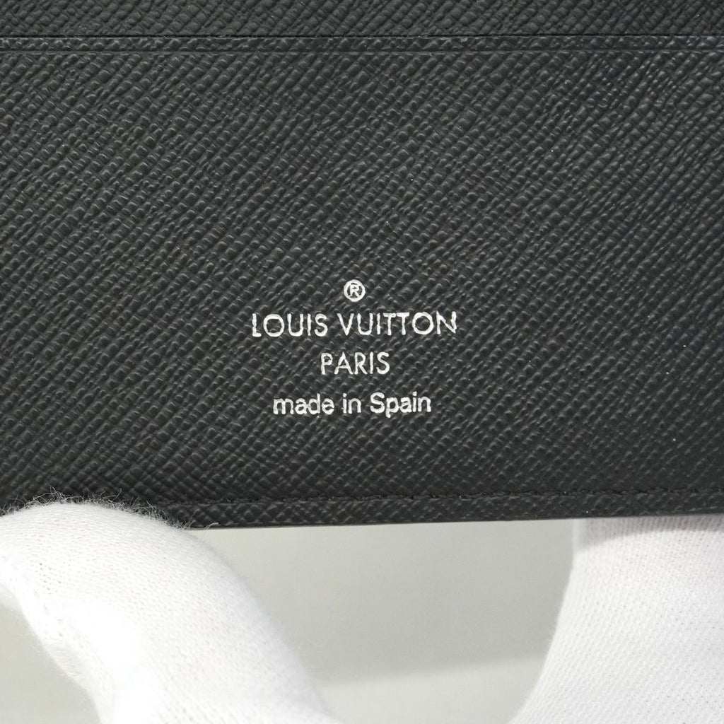 Louis Vuitton Wallet Monogram Eclipse Portefeuille Marco NM Black — view 5