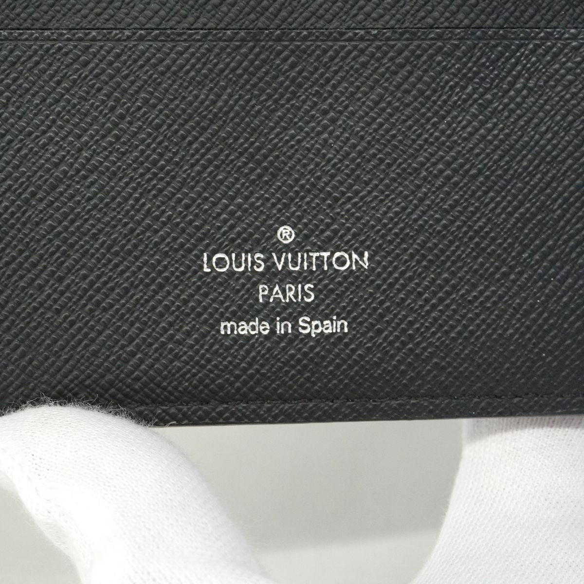 Louis Vuitton Wallet Monogram Eclipse Portefeuille Marco NM Black — view 5