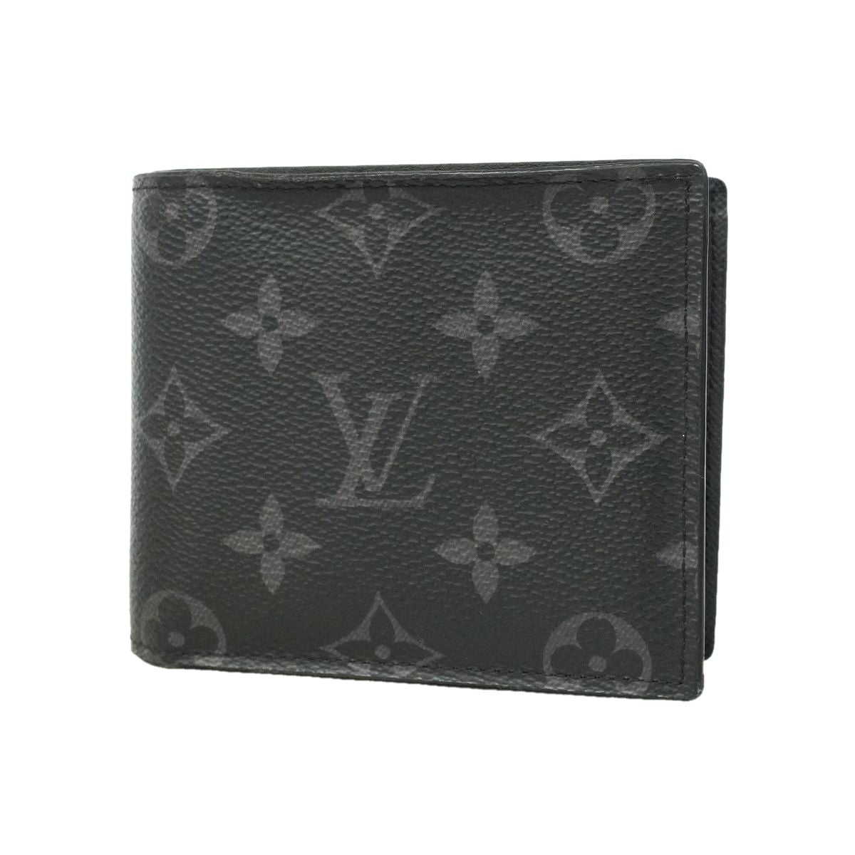 Louis Vuitton Wallet Monogram Eclipse Portefeuille Marco NM Black