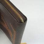 Louis Vuitton Coin Purse Monogram Giant Zippy Brown — view 7