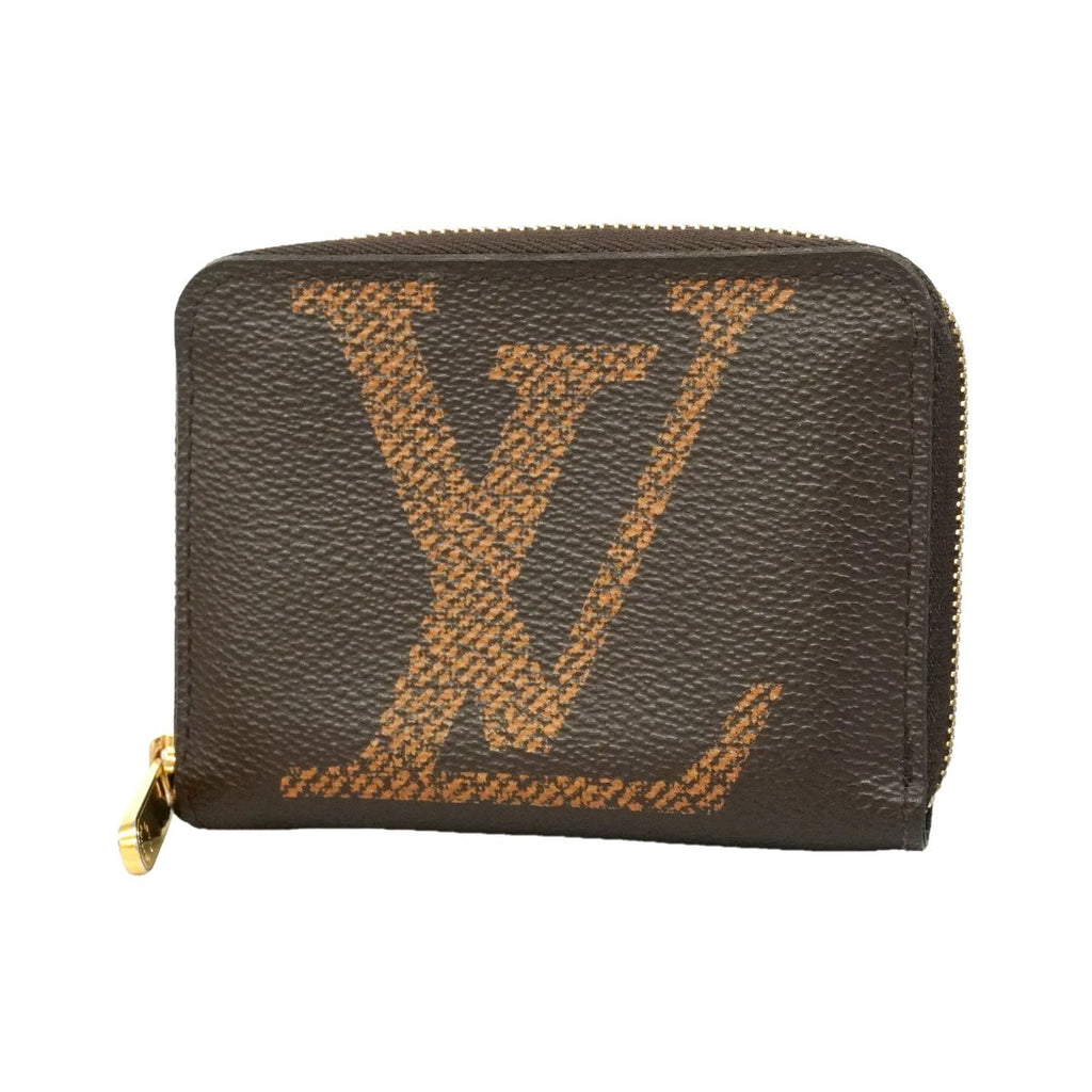Louis Vuitton Coin Purse Monogram Giant Zippy Brown