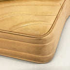 Chanel Shoulder Bag V-stitch Lambskin Brown Gold — view 6