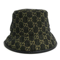 Gucci GG Denim Bucket Hat Black 59 Cotton Hat