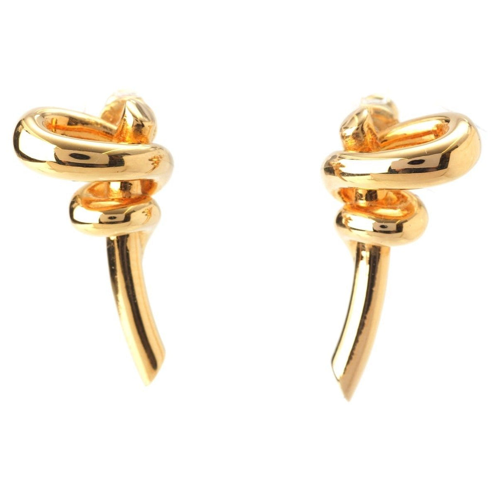 Fendi Filo Twist Earrings Gold