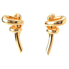 Fendi Filo Twist Earrings Gold