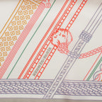 Hermes Carre Double Face 70 Silk Etrier's Performance Remix Scarf Multicolor — view 7