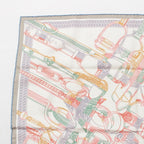 Hermes Carre Double Face 70 Silk Etrier's Performance Remix Scarf Multicolor — view 2