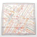 Hermes Carre Double Face 70 Silk Etrier's Performance Remix Scarf Multicolor