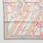 Hermes Carre Double Face 70 Silk Etrier's Performance Remix Scarf Multicolor — view 4