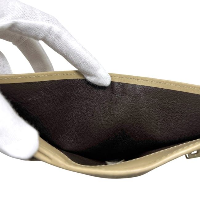 Gucci Bifold Wallet Jackie 035 Leather Suede Beige Vintage — view 5