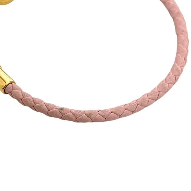 Hermes Bracelet Jumbo Leather Metal Pink Gold — view 4