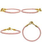 Hermes Bracelet Jumbo Leather Metal Pink Gold — view 2