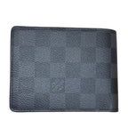 Louis Vuitton Bifold Wallet Portefeuille Multiple Damier Graphite Black Gray — view 2