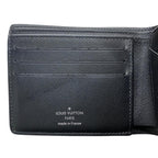 Louis Vuitton Bifold Wallet Portefeuille Multiple Damier Graphite Black Gray — view 7