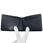 Louis Vuitton Bifold Wallet Portefeuille Multiple Damier Graphite Black Gray — view 6