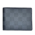 Louis Vuitton Bifold Wallet Portefeuille Multiple Damier Graphite Black Gray