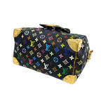 Louis Vuitton Speedy 30 Monogram Multicolor Leather Boston Bag Black — view 8