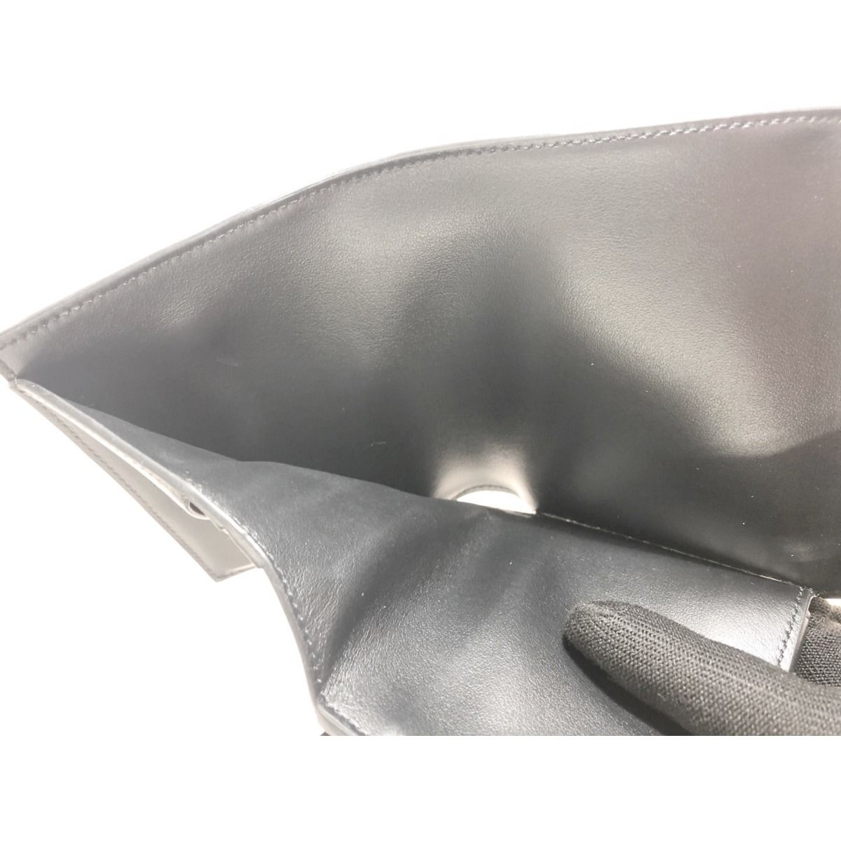 Celine Small Trifold Wallet Black — view 6