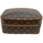 Louis Vuitton Shoulder Bag Reporter PM Monogram Canvas Vachetta Leather Brown — view 7
