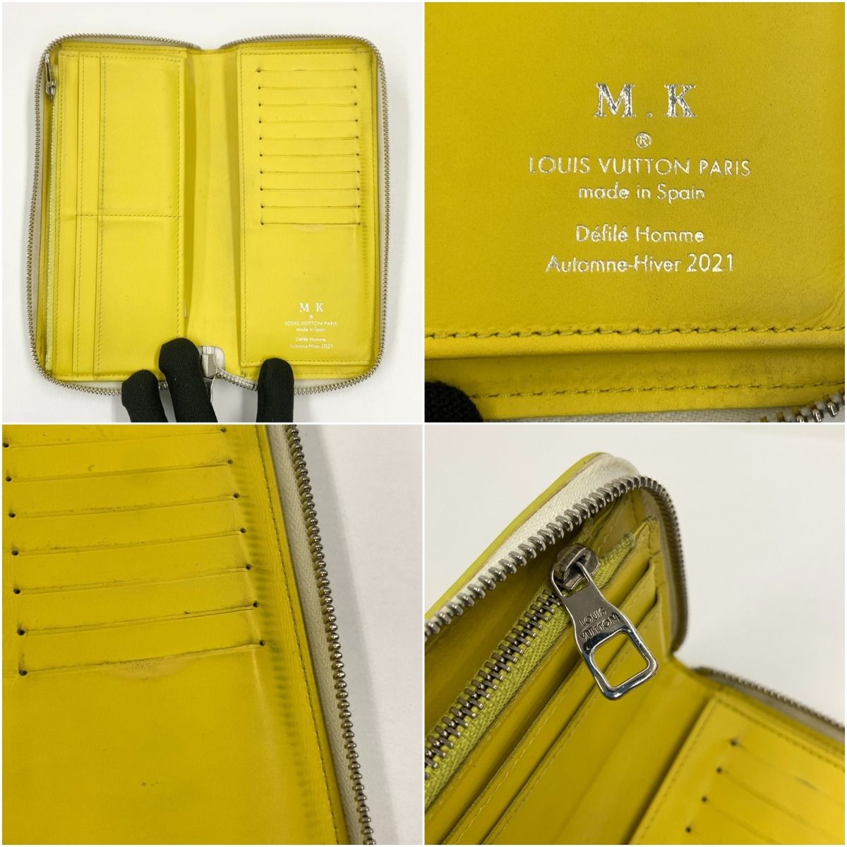 Louis Vuitton Everyday Zippy Wallet Vertical Zip Around Yellow — view 7