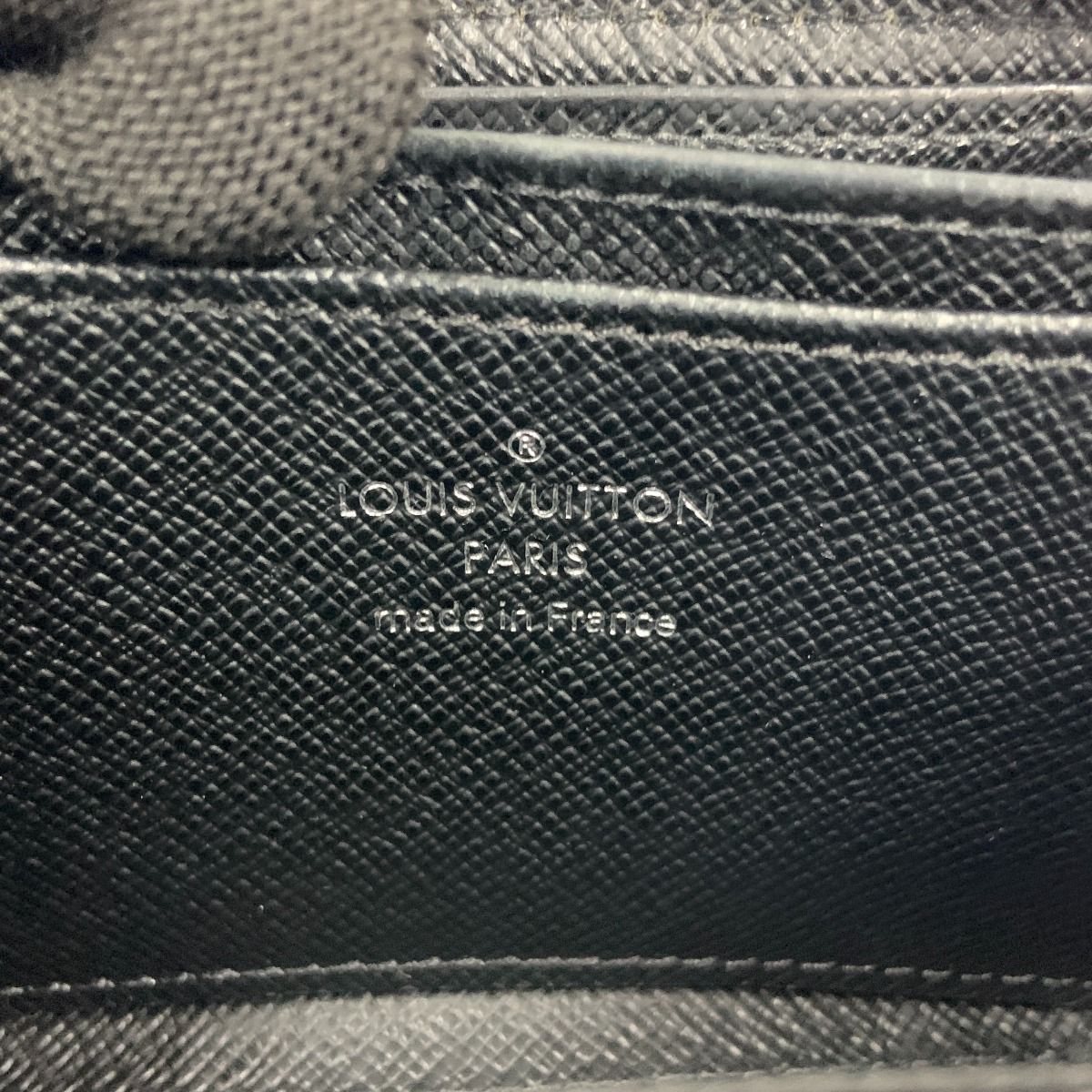 Louis Vuitton Damier Graphite Zippy Coin Purse Black — view 8