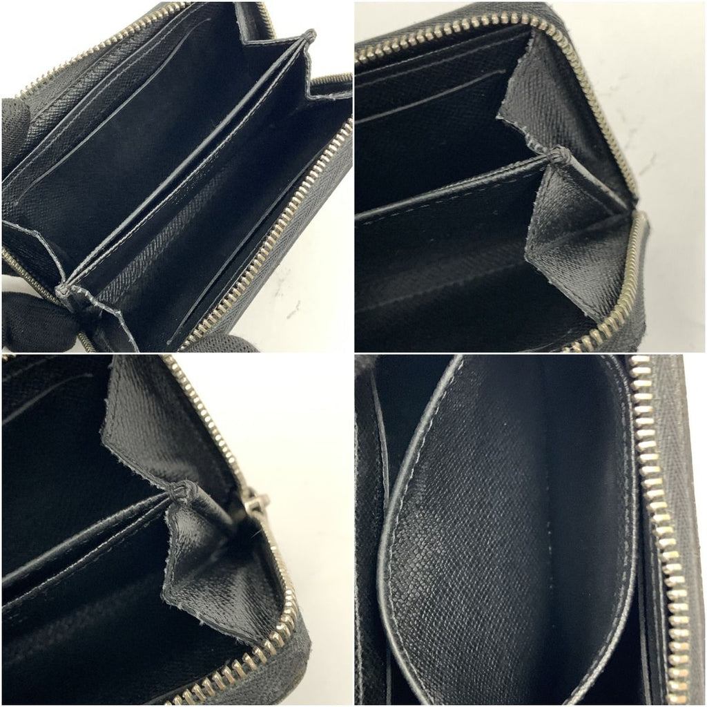 Louis Vuitton Damier Graphite Zippy Coin Purse Black — view 6