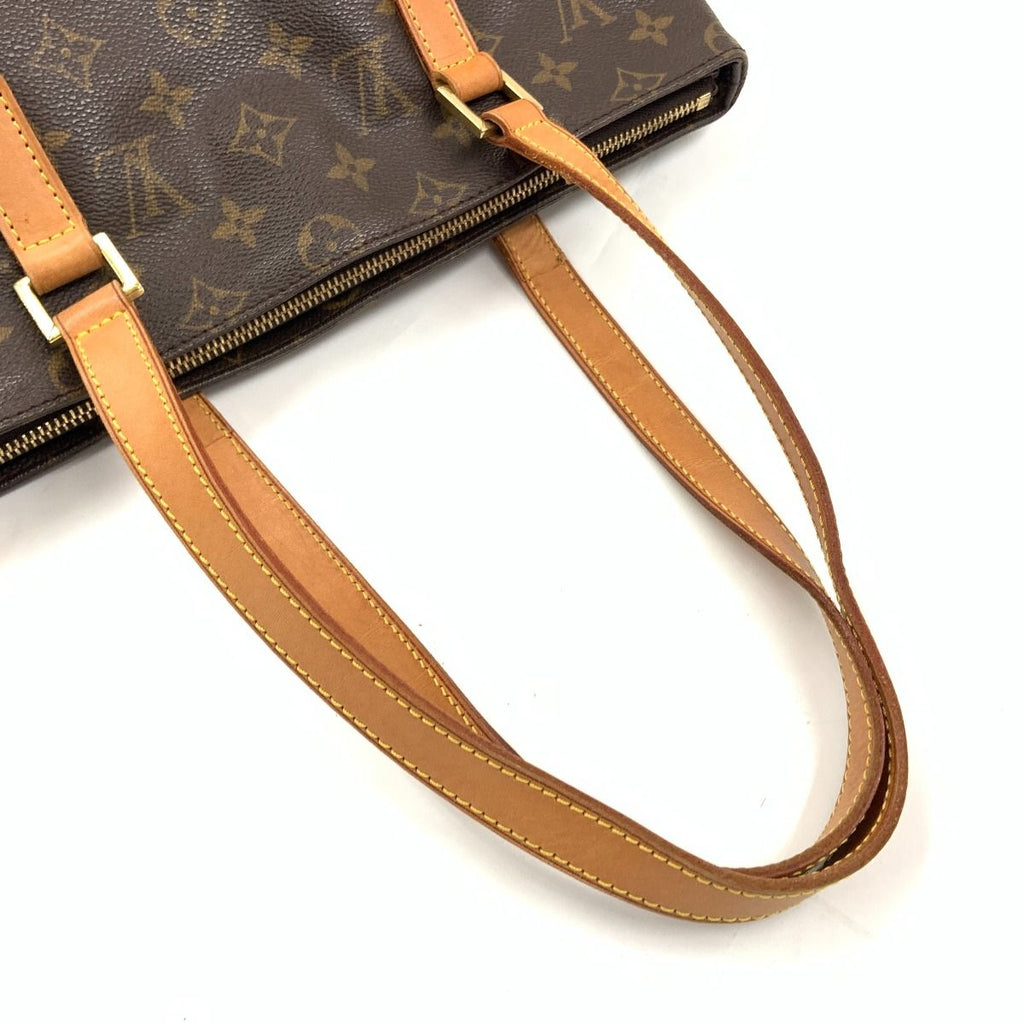 Louis Vuitton Monogram Cabas Piano Shoulder Bag Brown — view 3