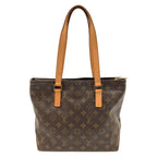 Louis Vuitton Monogram Cabas Piano Shoulder Bag Brown — view 2
