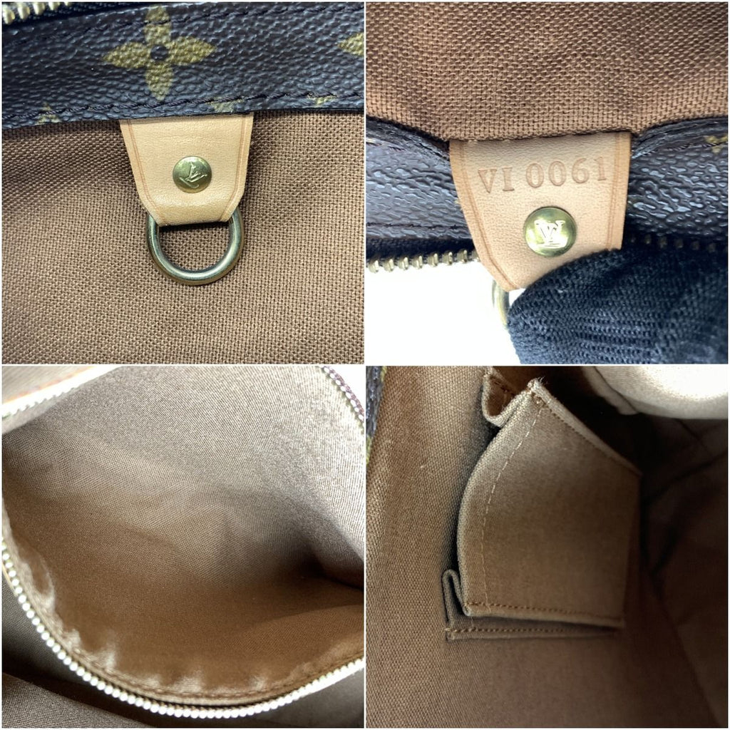 Louis Vuitton Monogram Cabas Piano Shoulder Bag Brown — view 8