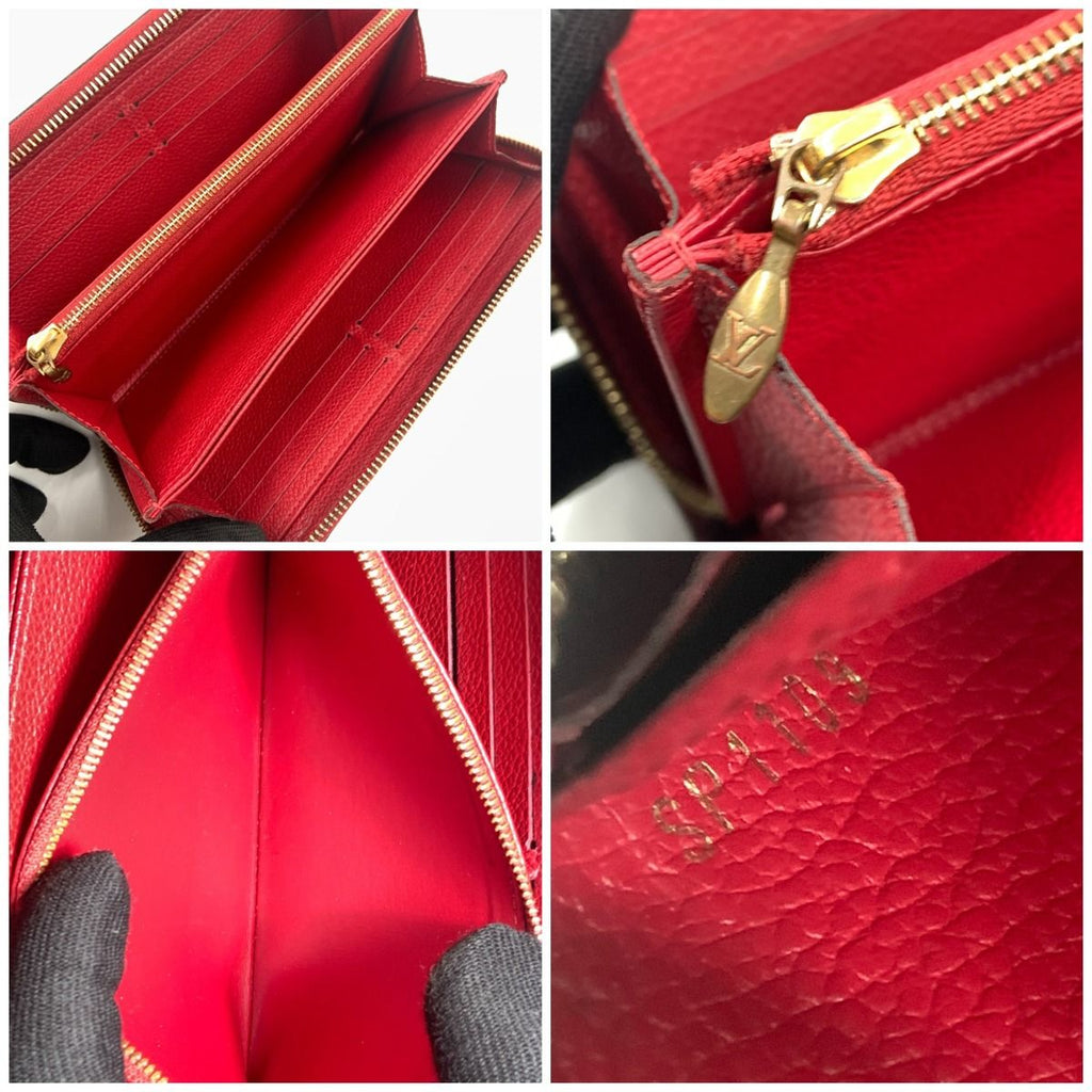 Louis Vuitton Monogram Empreinte Zippy Wallet Zip Around — view 6