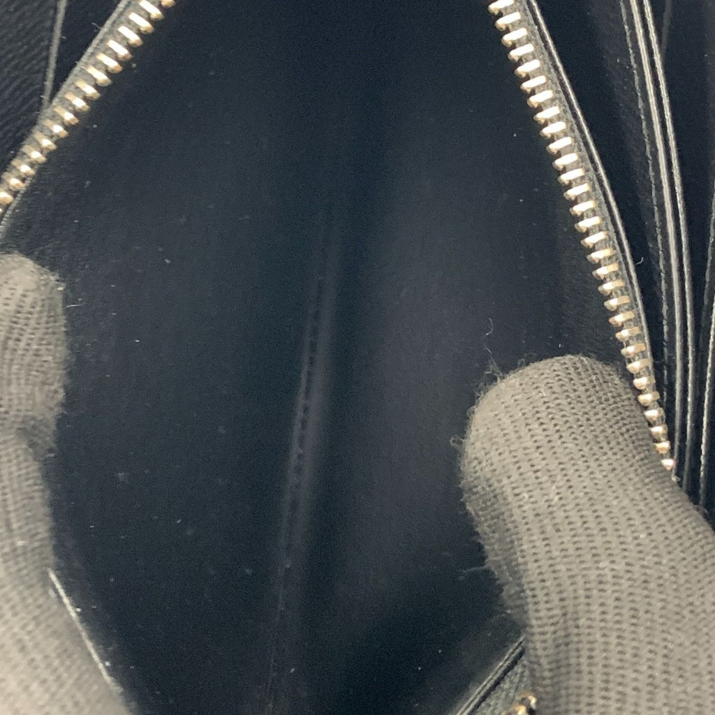 Louis Vuitton Epi Zippy Wallet Zip Around Black — view 6