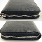Louis Vuitton Epi Zippy Wallet Zip Around Black — view 4