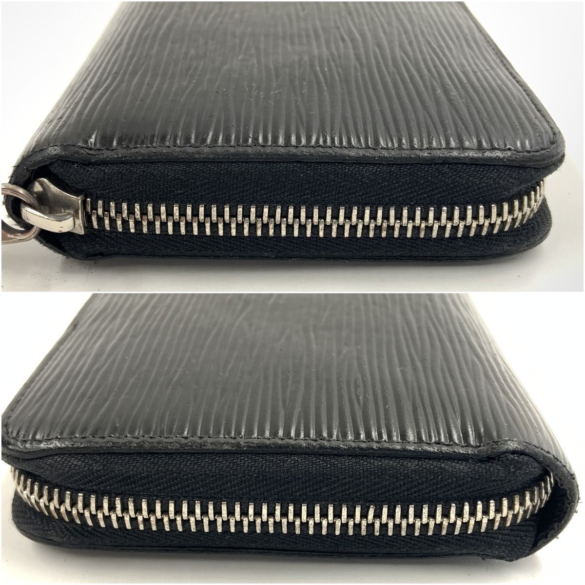 Louis Vuitton Epi Zippy Wallet Zip Around Black — view 4