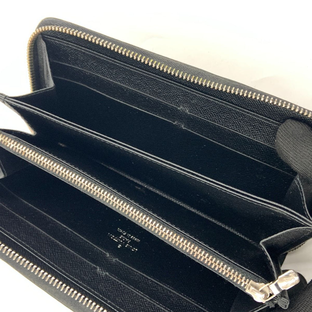 Louis Vuitton Epi Zippy Wallet Zip Around Black — view 5