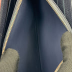 Louis Vuitton Monogram Empreinte Portefeuille Sarah Bifold Wallet Navy — view 8
