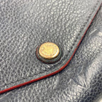 Louis Vuitton Monogram Empreinte Portefeuille Sarah Bifold Wallet Navy — view 2
