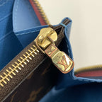 Louis Vuitton Monogram Portefeuille Clemence Zip Around Wallet Brown Pink — view 7