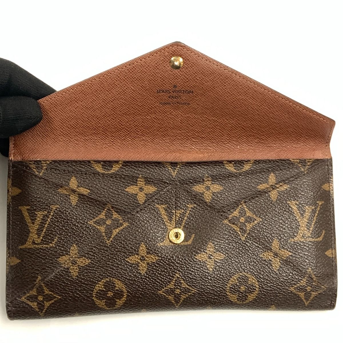Louis Vuitton Monogram Portefeuille Origami Long Brown Wallet — view 6