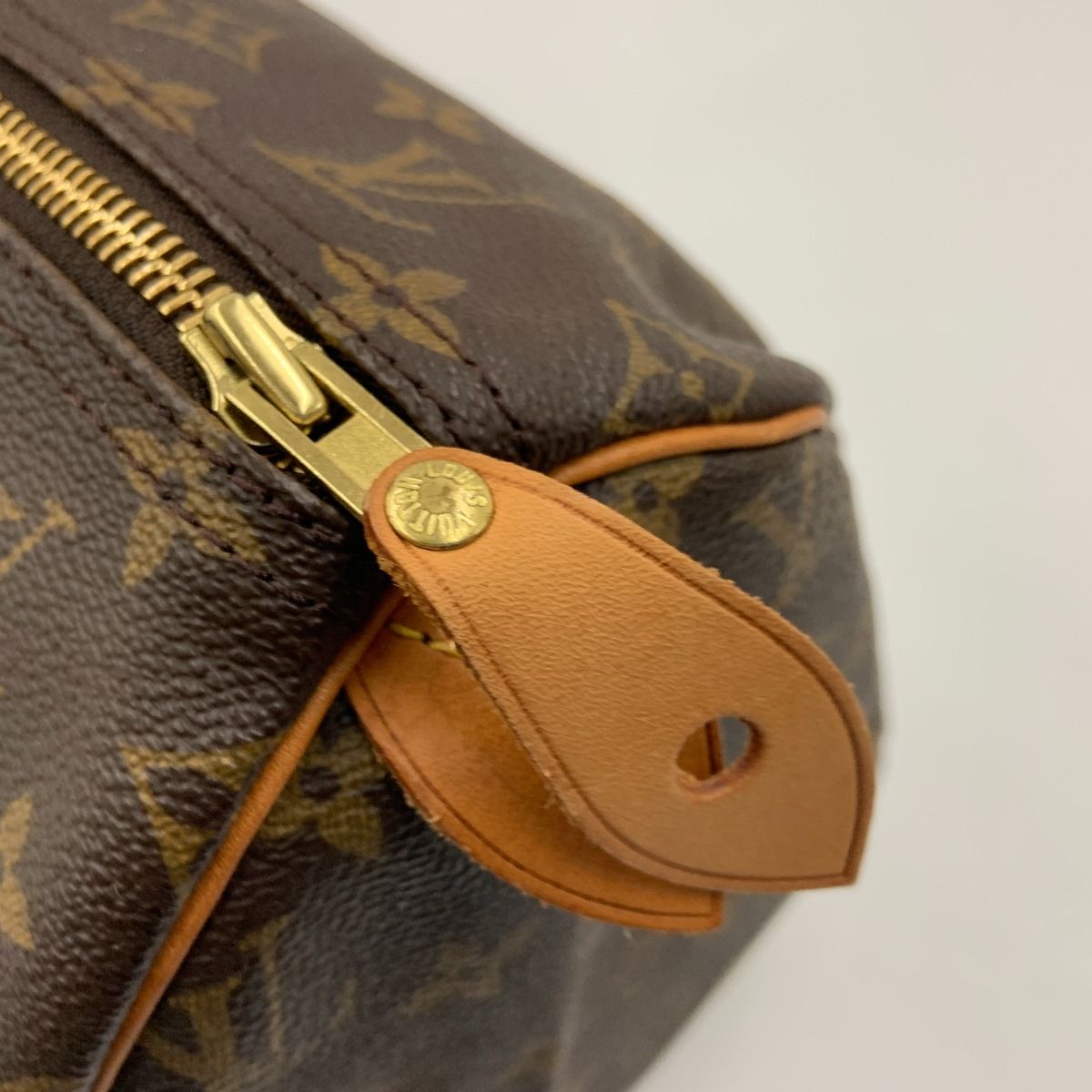 Louis Vuitton Monogram Speedy 40 Boston Bag Brown — view 5