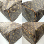 Louis Vuitton Monogram Speedy 40 Boston Bag Brown — view 6