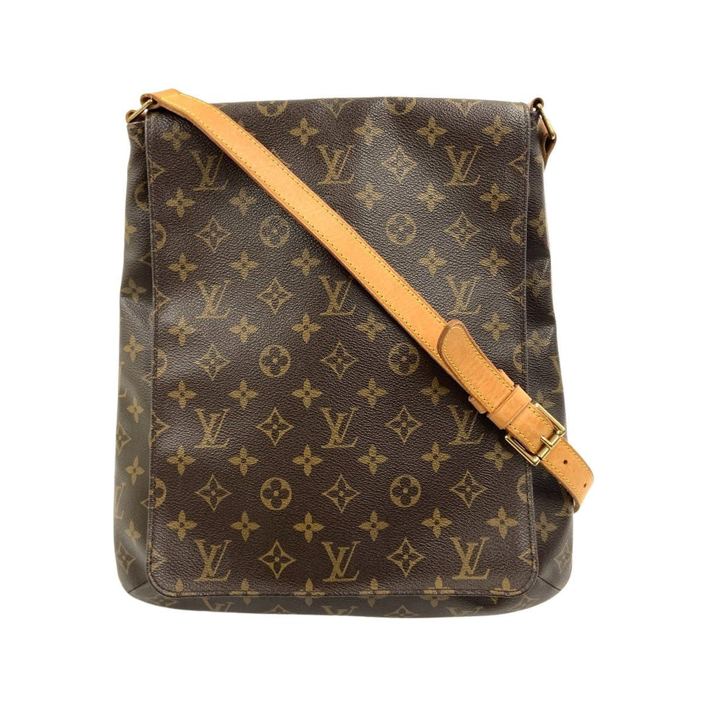 Louis Vuitton Monogram Musette Shoulder Bag Brown