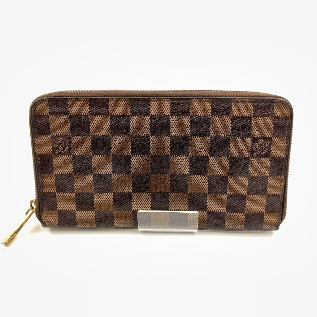 Louis Vuitton Damier Zippy Organizer Zip Around Wallet Brown — view 2